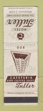 Matchbook Cover - Hotel Tuller Detroit MI WEAR