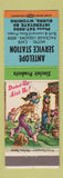 Matchbook Cover - Antelope Service Sinclair oil gas Burns WY hillbilly