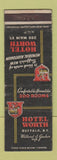 Matchbook Cover - Hotel Worth Buffalo NY WEAR