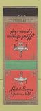 Matchbook Cover - Hotel Seneca Geneva NY