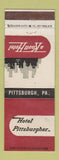 Matchbook Cover - Hotel Pittsburgher Pittsburgh PA Knott