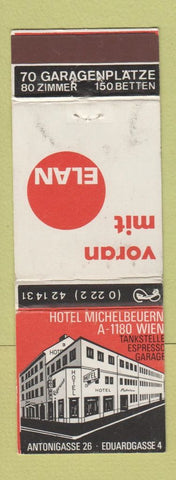 Matchbook Cover - Hotel Michelbeurn