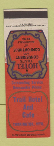 Matchbook Cover - Trail Hotel Cafe Torrington WY