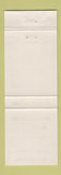 Matchbook Cover - Ho Hum Motel Burlington VT