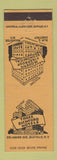 Matchbook Cover - Richford Hotels Buffalo Rochester NY Erie PA