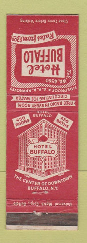 Matchbook Cover - Hotel Buffalo NY