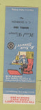 Matchbook Cover - Hotel Warner Warren OH
