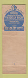 Matchbook Cover - Hillcrest Hotel Toledo OH Victorian Room