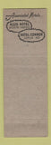 Matchbook Cover - Hotle Muehlebach Kansas City MO