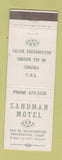 Matchbook Cover - Sandman Motel Inglewood CA