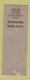 Matchbook Cover - Hotel Iroquois London ON