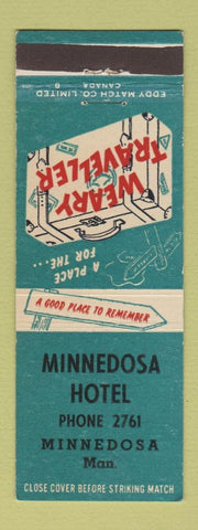 Matchbook Cover - Minnedosa Hotel MB