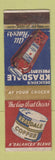 Matchbook Cover - Krasdale Coffee Preservices WEAR