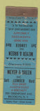 Matchbook Cover - Meyr Breen Lumber Brooklyn NY WEAR