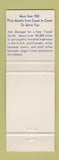 Matchbook Cover - Sands Motel Raton NM Best Western