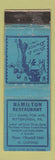 Matchbook Cover - Hamilton Restaurant Pittsburgh PA WEAR