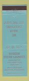 Matchbook Cover - Mangum Steam Laundry Mangum OK