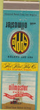 Matchbook Cover - Oilmaster Pumps Los Nietos CA oil