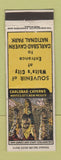 Matchbook Cover - White's City Carlsbad Cavern National Park NM