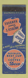 Matchbook Cover - Deco Coffee Restaurants WEAR