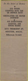Matchbook Cover - Bradford Hotel Boston MA