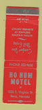 Matchbook Cover - Ho Hum Motel Reno NV WEAR