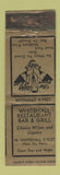 Matchbook Cover - Whitehall Restaurant Bar Grill Staten Island? NY WORN