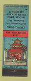 Matchbook Cover - Chung Hing Chinese Restaurant Baltimore MD WEAR