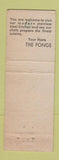 Matchbook Cover - Fongs' Garden Chinese Restaurant Las Vegas NV WORN