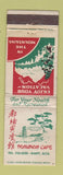 Matchbook Cover - Dominion Cafe Banff AB WEAR