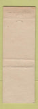 Matchbook Cover - Hotel Clubhouse Chester PA WORN #2