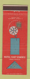 Matchbook Cover - Hotel Fort Stanwix Johnstown PA