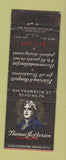 Matchbook Cover - Thomas Jefferson Tea Room Reading PA WEAR