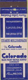 Matchbook Cover - Colorado Paper Supply Co Blueprints Denver CO