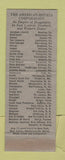 Matchbook Cover - Harrisburger Hotel Harrisburg PA