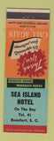 Matchbook Cover - Sea Island Hotel Beaufort SC