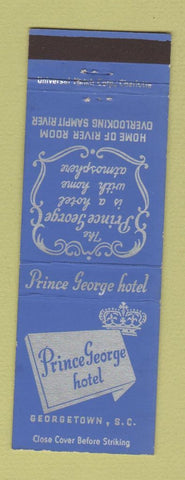 Matchbook Cover - Prince George Hotel Georgetown SC