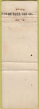 Matchbook Cover - McAtte's 45 Restaurant Ellsworth KS WORN girlie