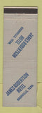 Matchbook Cover - James Robertson Hotel Nashville TN