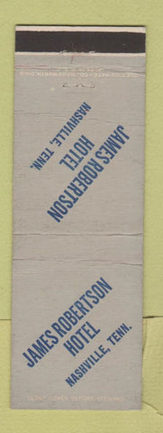 Matchbook Cover - James Robertson Hotel Nashville TN