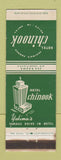 Matchbook Cover - Hotel Chinook Yakima WA WEAR