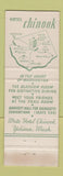 Matchbook Cover - Hotel Chinook Yakima WA WEAR