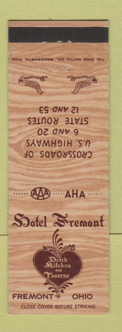 Matchbook Cover - Hotel Fremont OH