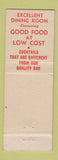 Matchbook Cover - Hotel Warren Warren OH