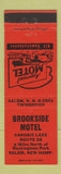 Matchbook Cover - Brookside Motel Salem NH
