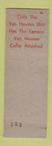 Matchbook Cover - Van Heusen Men's Clothes L Walensky Montclair NJ