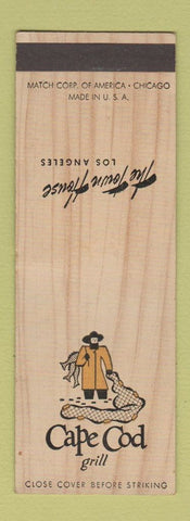 Matchbook Cover - The Town House Los Angeles CA SAMPLE Zebra Room