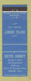 Matchbook Cover - Hotel Urmey Miami FL WEAR