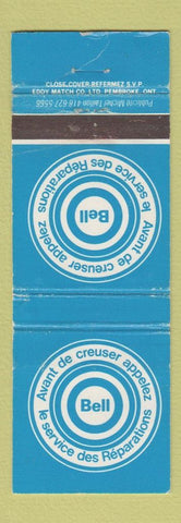 Matchbook Cover - Bell QC Call Before Digging telephone? WORN