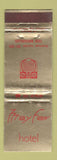 Matchbook Cover - Mayfair Hotel Brussels Belgium WEAR